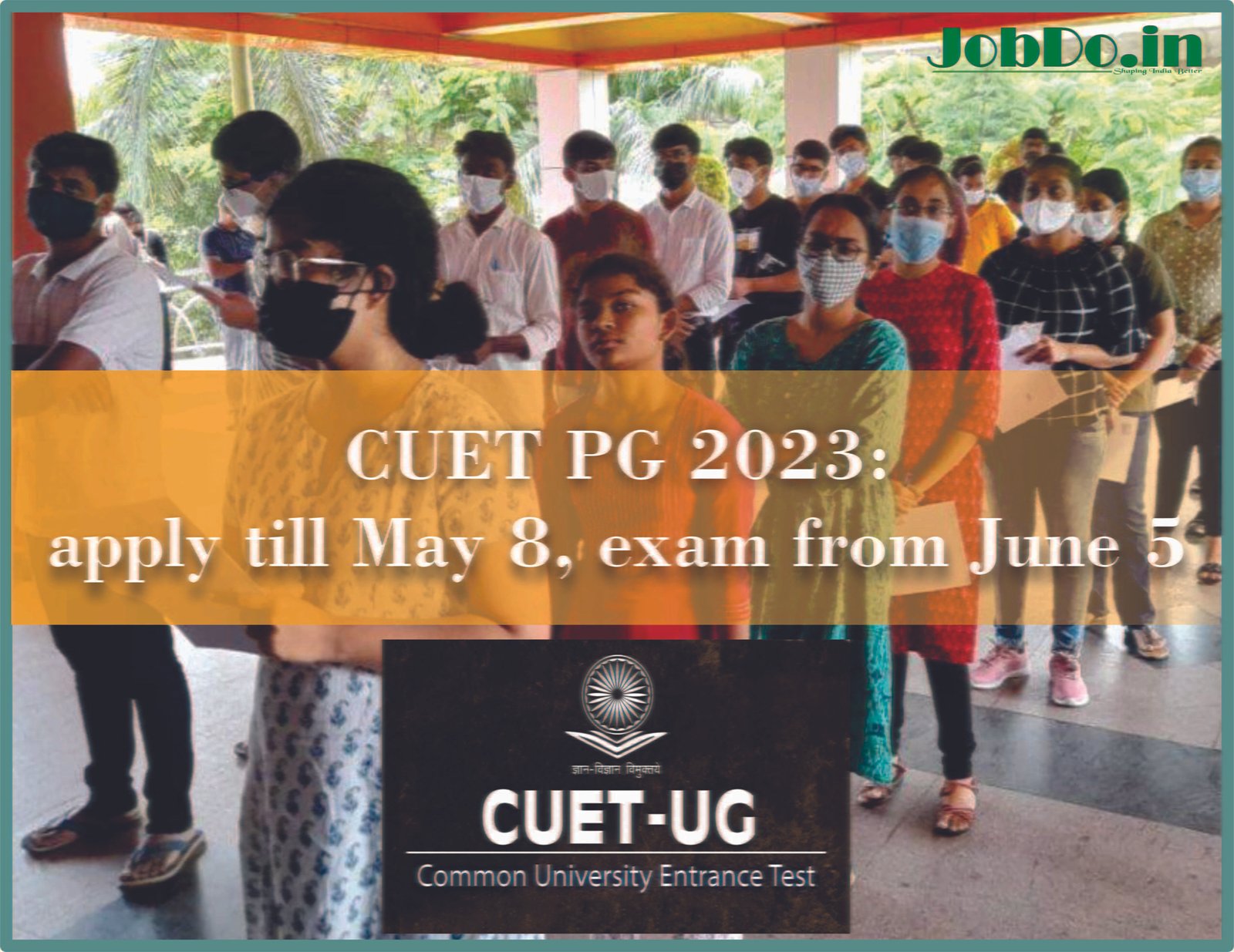 CUET PG 2023 apply till May 8, exam from June 5 Jobdo
